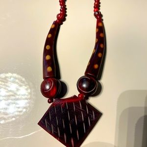 Horn Necklace with pendant